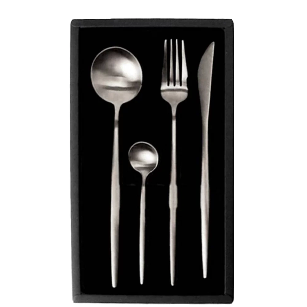 Набор столовых приборов Maison Maxx Stainless Steel Cutlery Set, Cеребристый (CYZ-001Y). Фото 2