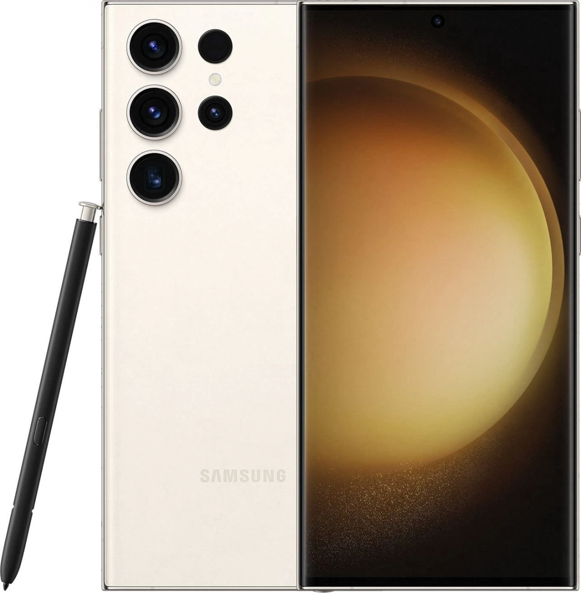 Смартфон Samsung Galaxy S23 Ultra 12/256Gb, Бежевый (SM-S918B). Фото 1