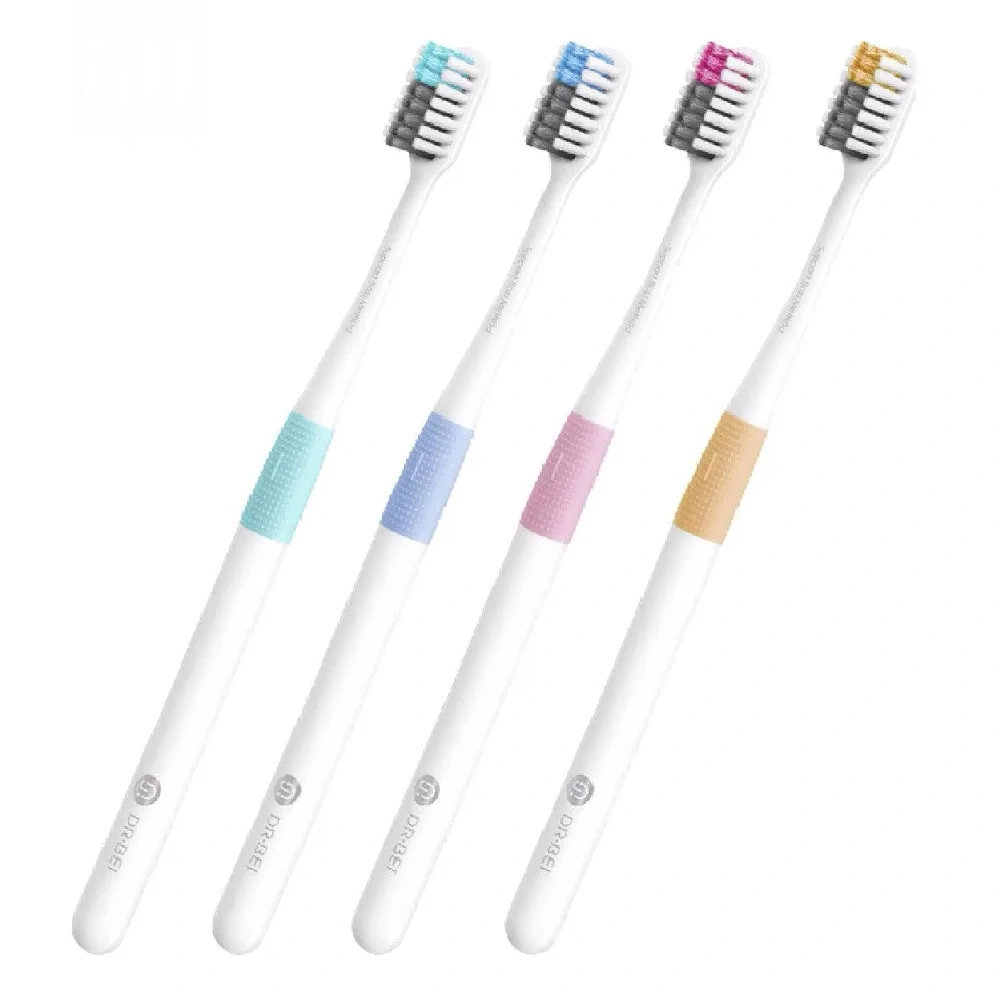 Набор зубных щеток XiaoMi Dr.Bei Colors 4шт (NUN4006RT/NUN4043RT). Фото 1