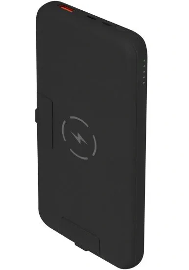 Внешний аккумулятор с возможностью беспроводной зарядки Rombica NEO Wireless PD 15W 10000 mAh, Чёрный (PB-0149). Фото 2