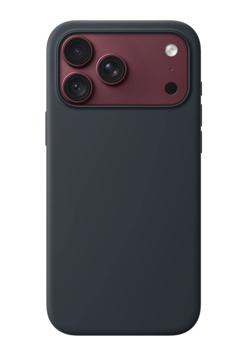 Накладка Silicone Case With MagSafe для iPhone 18 Pro, Тёмно-синяя (Midnight). Фото 1