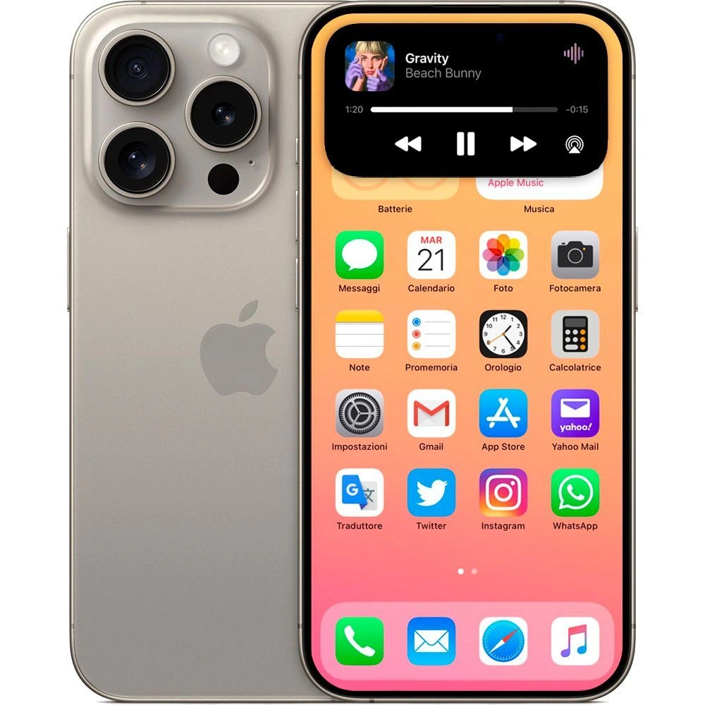 Смартфон Apple iPhone 15 Pro 128Gb Натуральный титан (esim+sim) (Уцененный товар). Фото 2