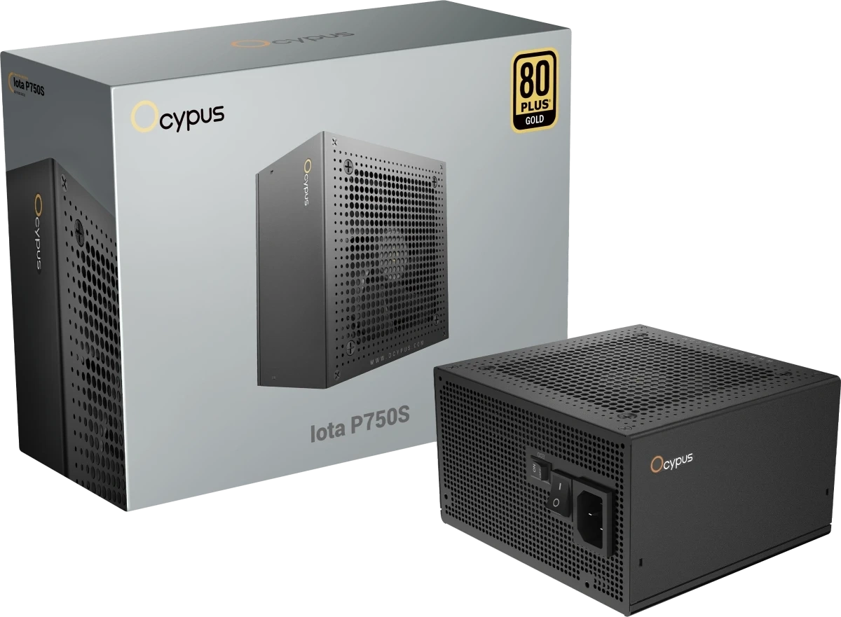 Блок питания Ocypus Iota P750S, Чёрный (Iota-P750S-GFFBK025X-EU). Фото 6