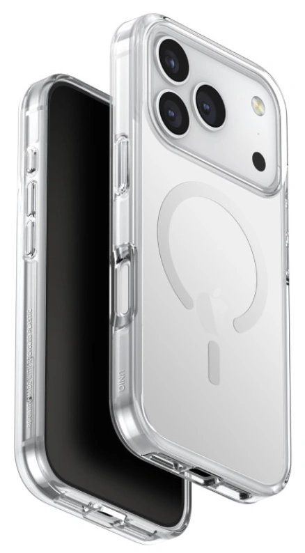 Накладка Uniq Clario Lucent MagSafe для iPhone 17 Pro Max, Прозрачный (IP6.9P(2025)-CLARMLCLR). Фото 1