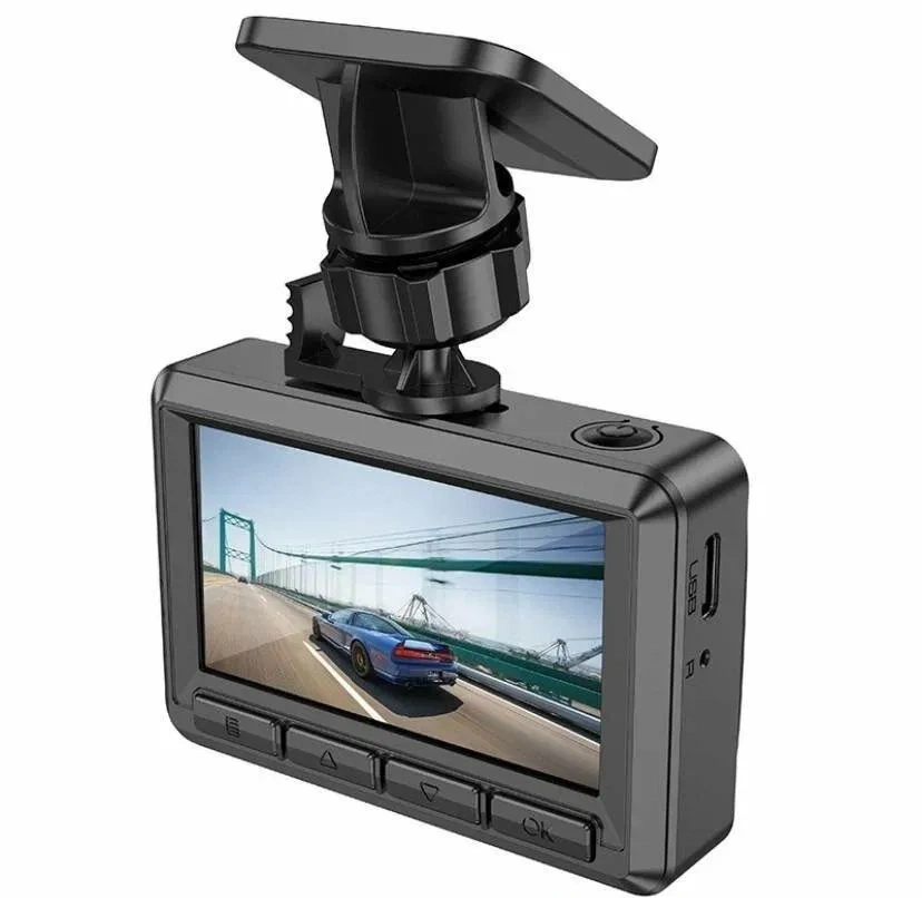 Видеорегистратор Hoco DV3, Чёрный. Фото 3