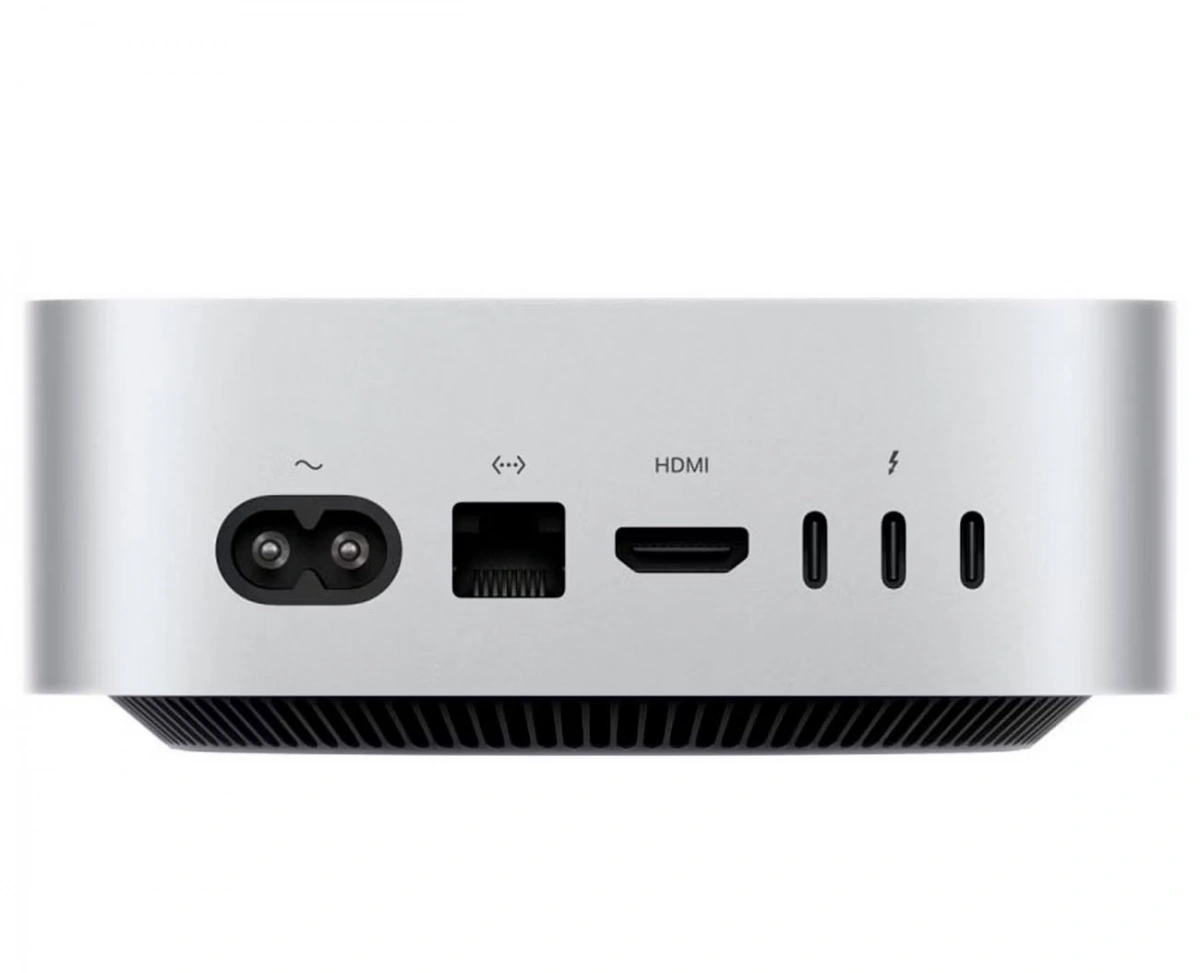 Системный блок Apple Mac mini 2024 (MU9D3) (Core M4 10-core CPU, 10-core GPU, 16-core Neural Engine, 16 ГБ, SSD 256 ГБ, LAN 1Gb). Фото 3