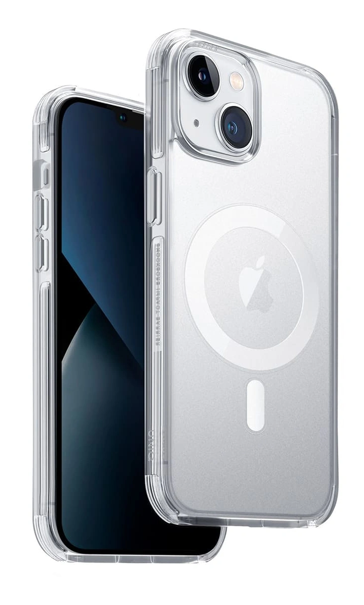 Накладка Uniq для iPhone 14 Combat AF Satin (MagSafe), Clear (IP6.1(2022)-COMAFMSCL). Фото 1