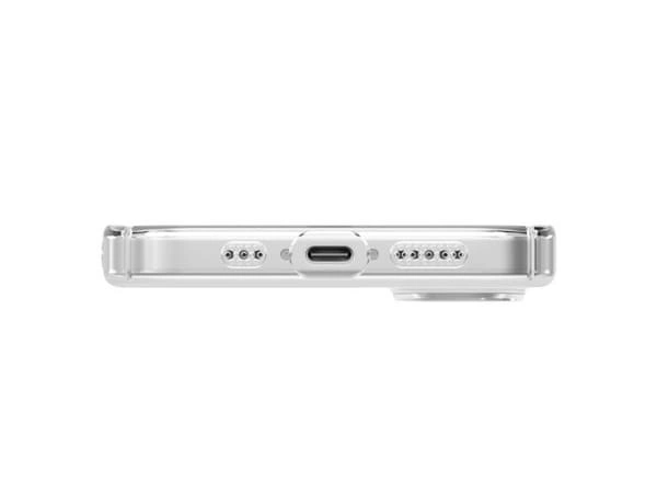 Накладка Uniq AirSuit MagSafe для iPhone 17, Glossy Clear/White (IP6.3(2025)-ASMGCLRW). Фото 5