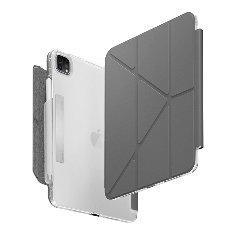 Чехол Uniq для iPad Pro 13 (2024) Camden Click, Rhino Grey (PDP13(2024)-CAMRGRY). Фото 3