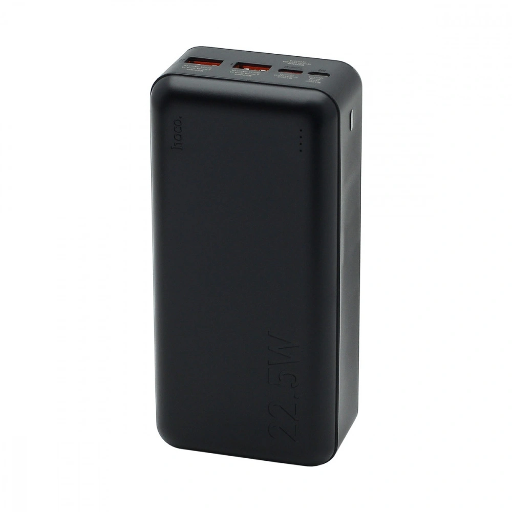 Внешний аккумулятор Hoco J101B Astute 30000mAh, 2xUSB, 1xUSB-C, 3А, QC3.0, PD20W, 22,5W, Li-Pol, Чёрный. Фото 2