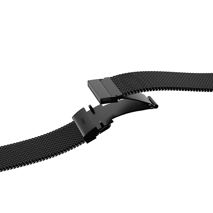 Ремешок Uniq для Apple Watch 38/40/41/42мм Dante PRO Strap Mesh Steel, Graphite Black (42MM-DANPGBLK). Фото 2