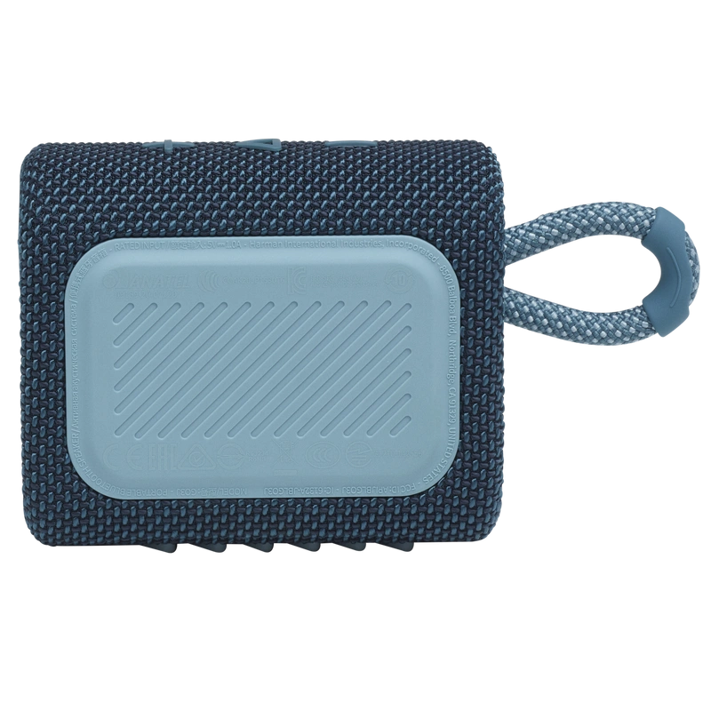 Беспроводная акустика JBL Go 3 Blue/Синий (JBLGO3BLU). Фото 3