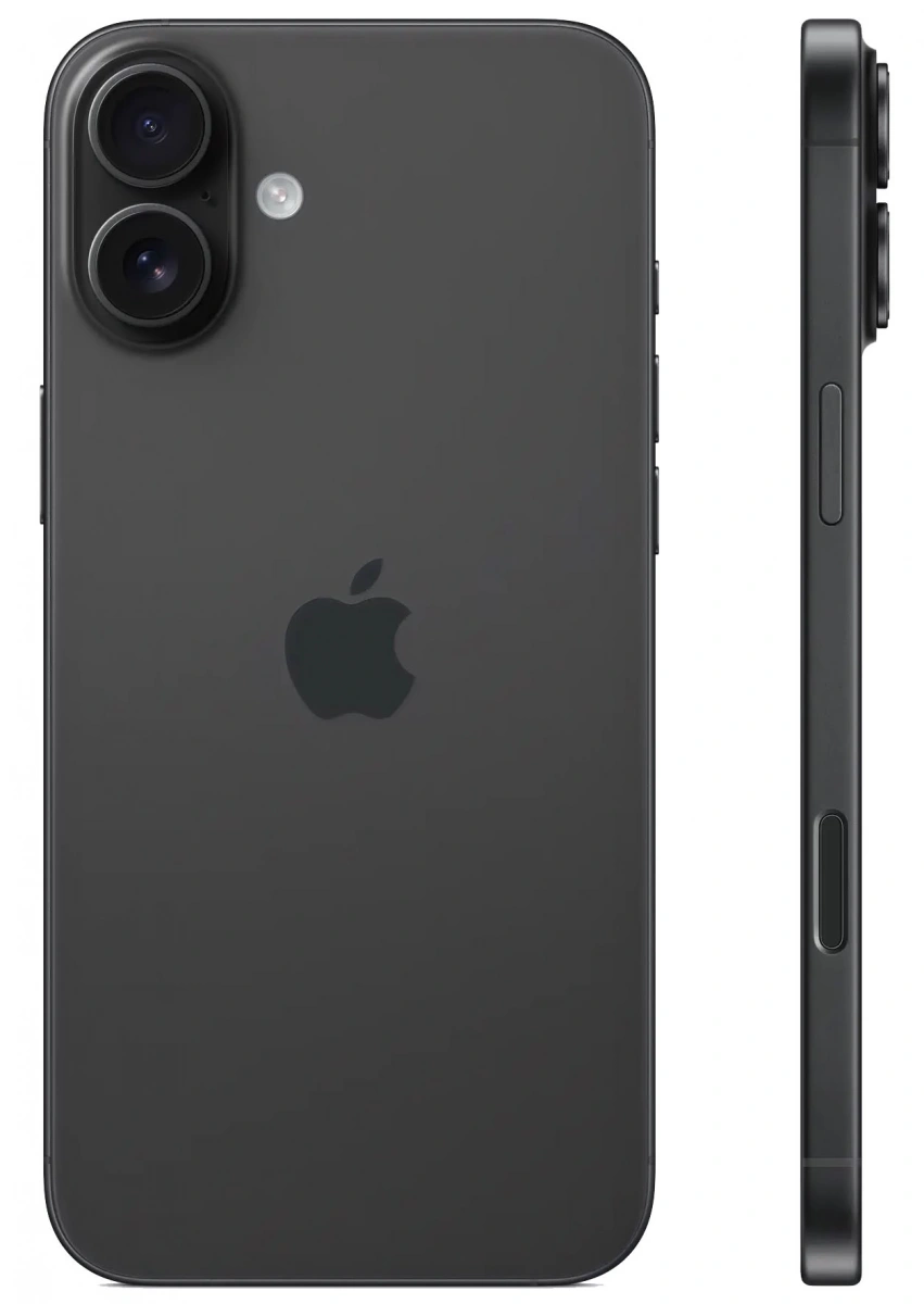 Смартфон Apple iPhone 16 128Gb Black (eSIM+SIM). Фото 2