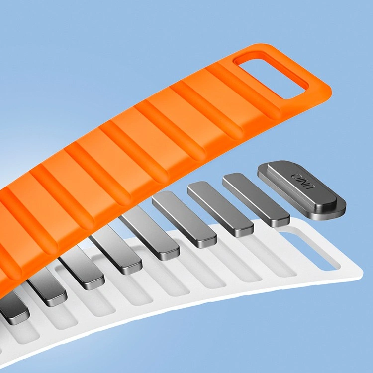 Ремешок Uniq для Apple Watch 44/45/46/49мм Revix EVO reversible Magnetic Royal, Blue/Chalk (49MM-REVERBLUCHK). Фото 4