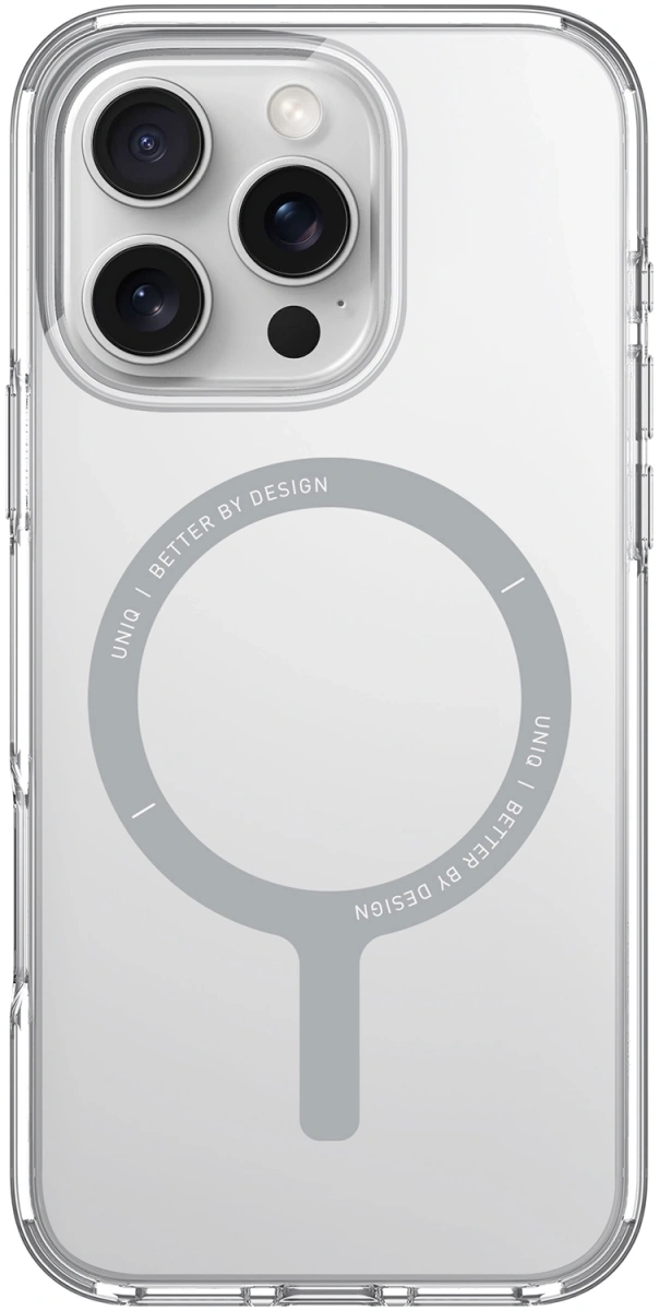 Накладка Uniq для iPhone 16 Pro Max Clario (MagSafe), Clear (IP6.9P(2024)-CLARMCLR). Фото 1