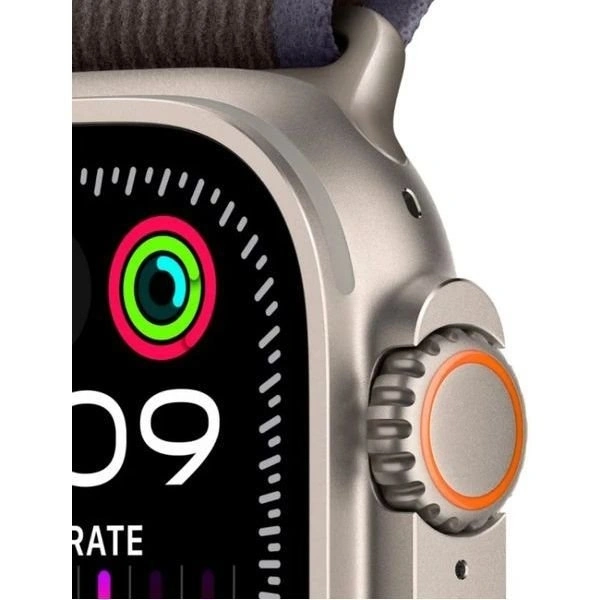 Apple Watch Ultra 2 GPS+Cellular 49mm, ремешок "Blue/Black Trail Loop" размер M/L 145-220 mm (MRFP3). Фото 4