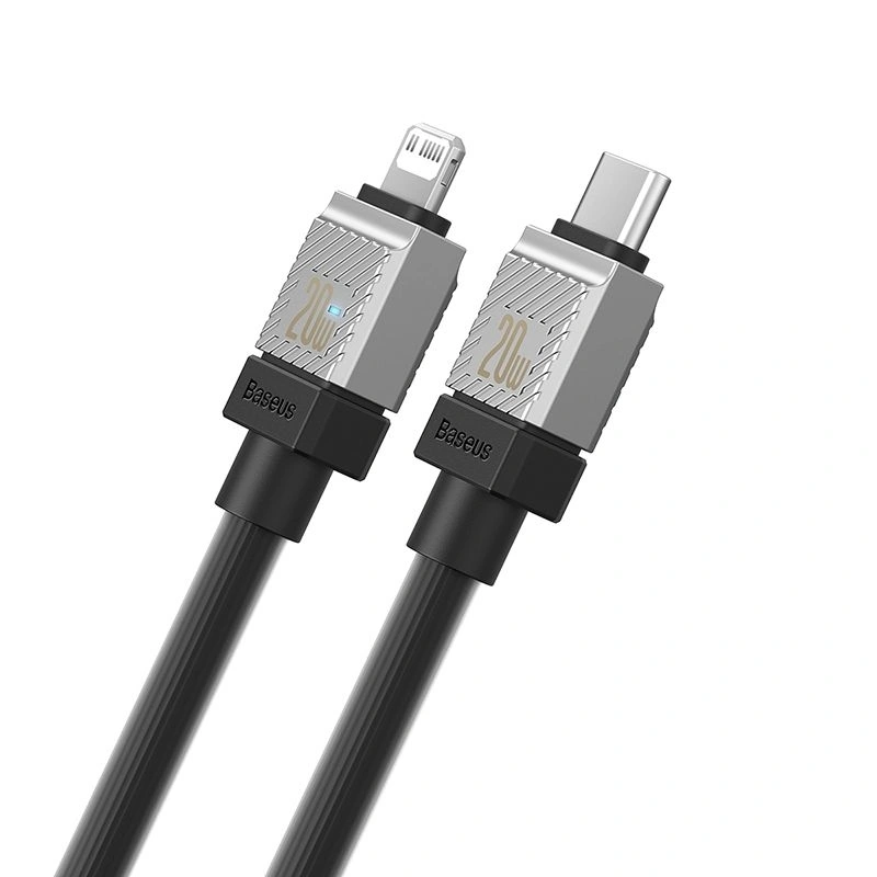 Кабель Baseus CoolPlay Series Fast Charging Cable Type-C - iP 20W 2m, Чёрный (CAKW000101). Фото 2