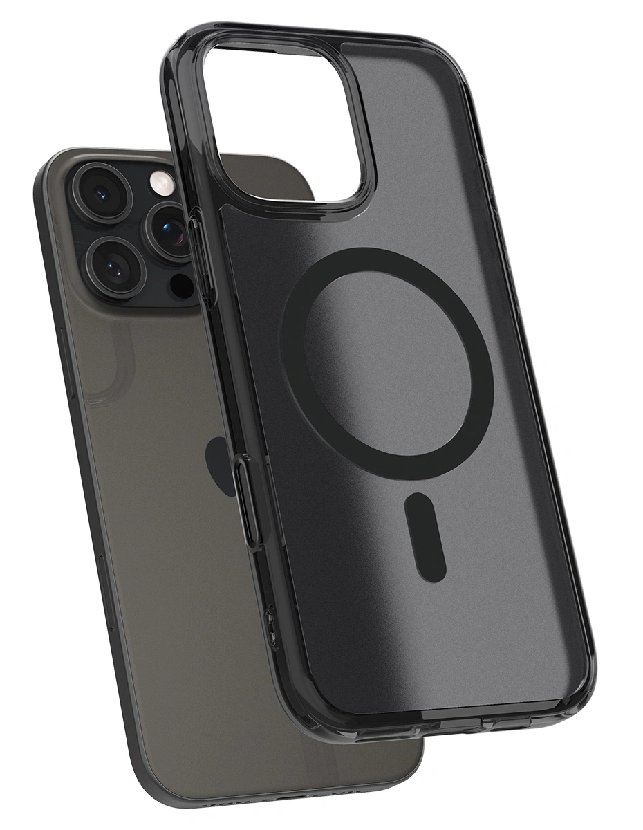 Накладка Spigen Ultra Hybrid T (MagSafe) для iPhone 16 Pro, Black (ACS08514). Фото 4