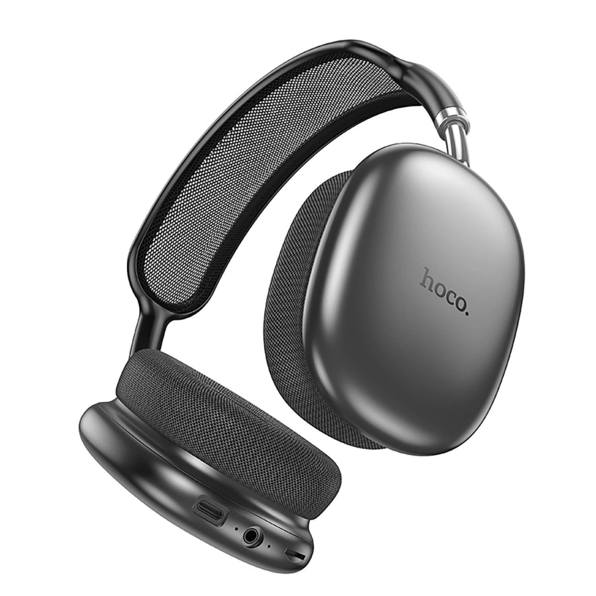Беспроводные наушники Hoco W55 Pleasing BT, Серые. Фото 2