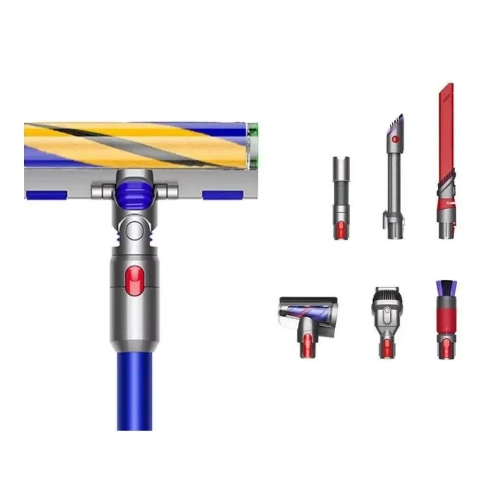 Беспроводной пылесос Dyson G5(Gen5) Detect Fluffy, Nickel/Iron Blue (SV23) . Фото 3