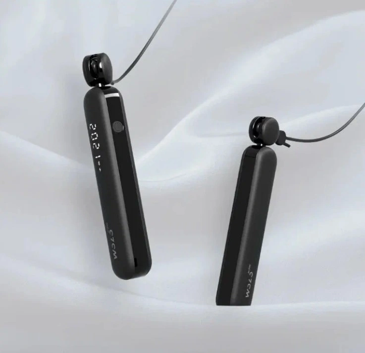 Умная скакалка WOLONOW Intelligent Rope Skippin, Чёрная. Фото 4