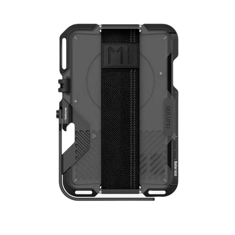 Магнитный бумажник Aulumu G03 Frosted MagSafe, Серый полупрозрачный (UA-G03-TG). Фото 1