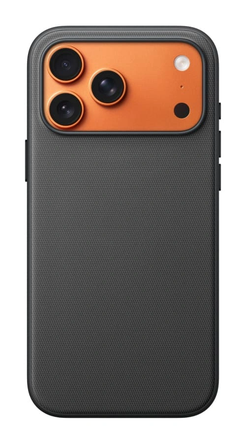 Накладка TechWoven Case With MagSafe для iPhone 17 Pro, Чёрная. Фото 1