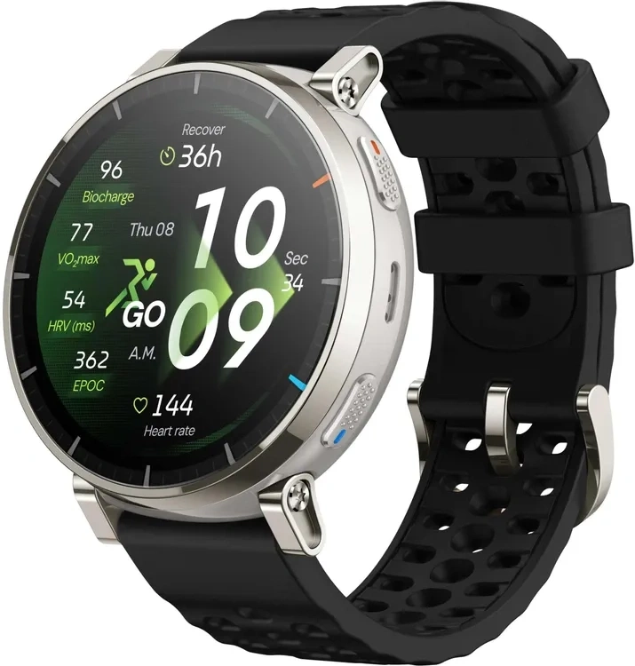 Умные часы Amazfit Active 3 Premium, Серебристый (A2559). Фото 1