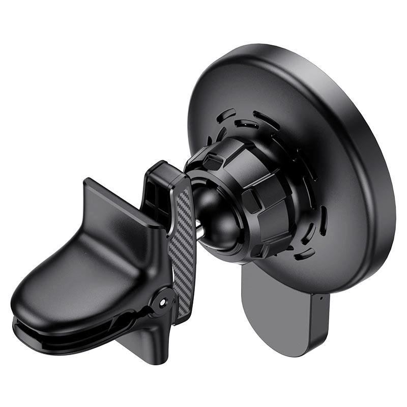 Держатель с беспроводной зарядкой Hoco CA85 Ultra-fast, Black. Фото 5