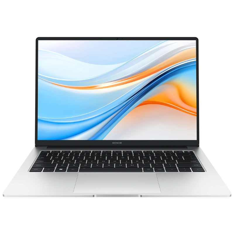 Honor MagicBook X14 Plus Silver (FMI-76) (5301AJMC) (14", Ryzen 7 8845HS, 16ГБ, 512ГБ SSD, AMD Radeon 780M, Windows 11). Фото 1