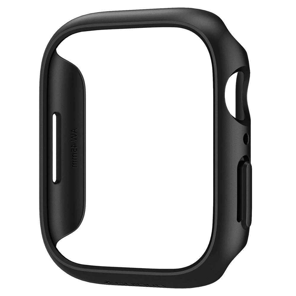 Чехол Spigen Thin Fit для Apple Watch 45mm, Чёрный (ACS04174). Фото 4