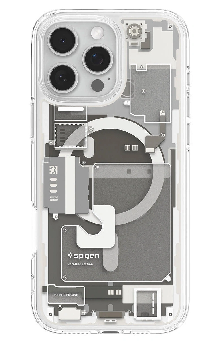 Накладка Spigen Ultra Hybrid MagSafe для iPhone 16 Pro, Zero One Natural Titanium (ACS08137). Фото 2