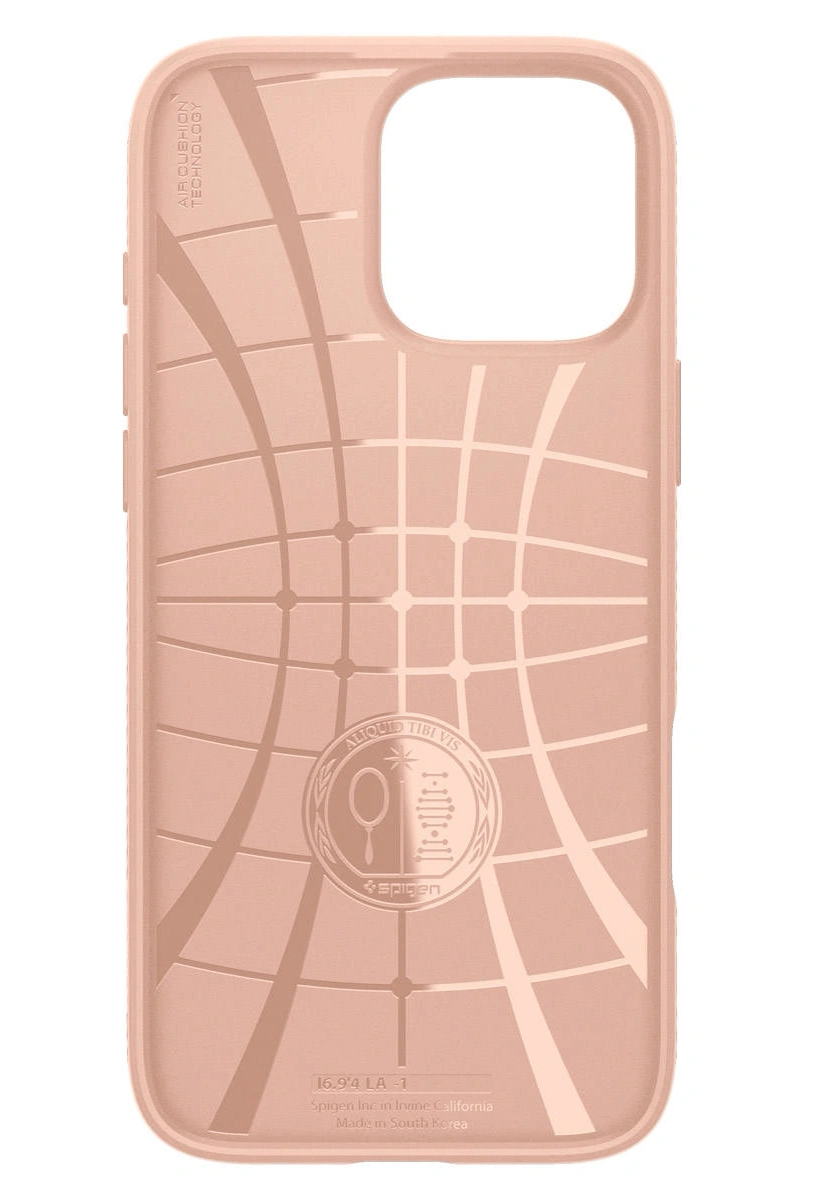 Накладка Spigen Liquid Air для iPhone 16 Pro Max, Rose Titanium (ACS08687). Фото 4