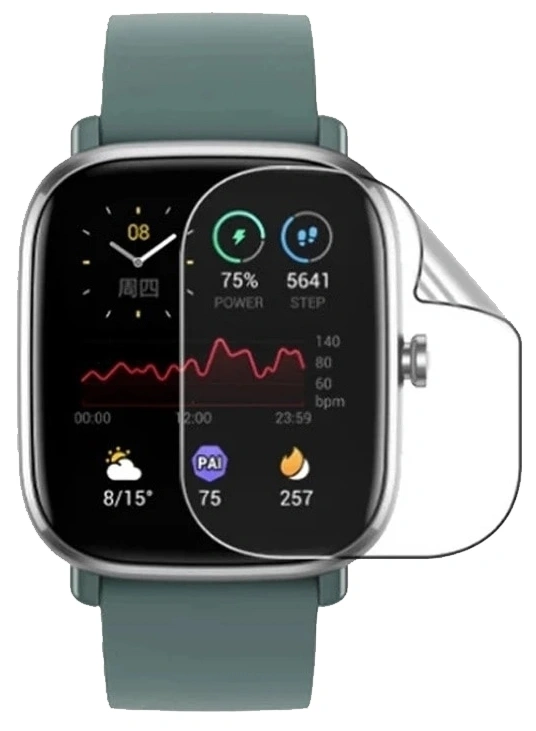 Защитная плёнка Mocoll для Amazfit GTS 2 mini, Прозрачная. Фото 1