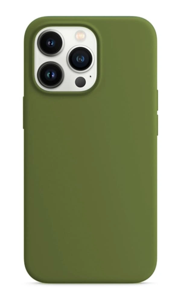 Накладка Silicone Case для iPhone 16 Pro, Хаки. Фото 1