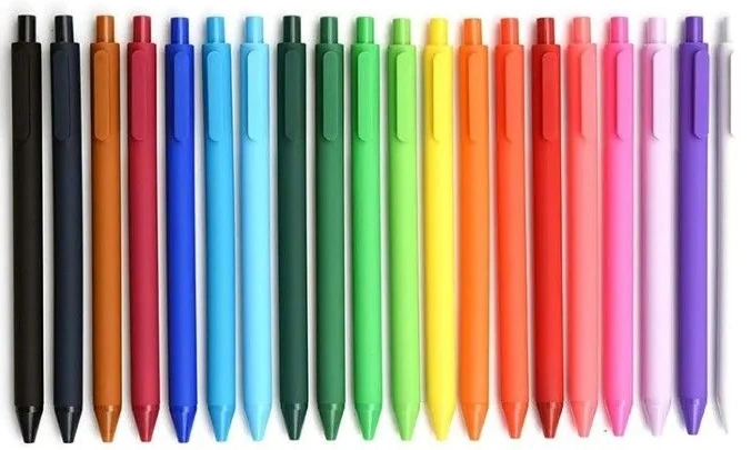 Набор гелевых ручек KACO Pure Plastic Ge Ink Pen K1015 (20 шт.), Цветные. Фото 2