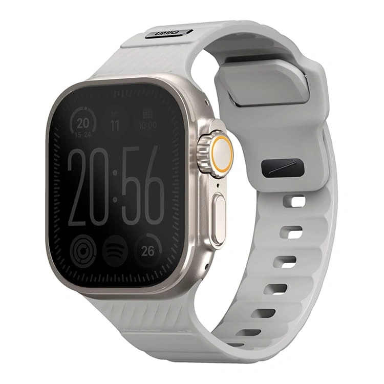 Ремешок Uniq для Apple Watch 42/44/45/49мм STRIDE FKM Rubber, Grey (49MM-STRIGRY). Фото 1