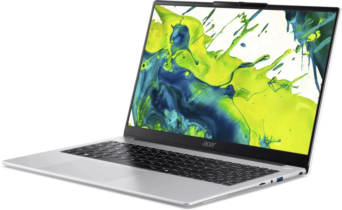 Ноутбук Acer Aspire Lite, Серебристый (AL15-74P-7403) (15.6", Intel Core Ultra 7 155H, 16 Гб DDR5, 512 Гб SSD, Intel Arc, no OS) NX.DQSCD.001. Фото 4
