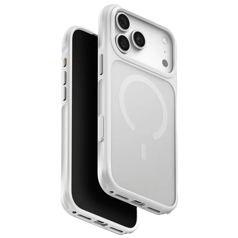 Накладка Uniq для iPhone 18 Pro Max / iPhone 17 Pro Max Veren Frosted Shield Case (MagSafe), Chalk Frost (IP6.3P(2026)-VERNAFMCFST). Фото 1