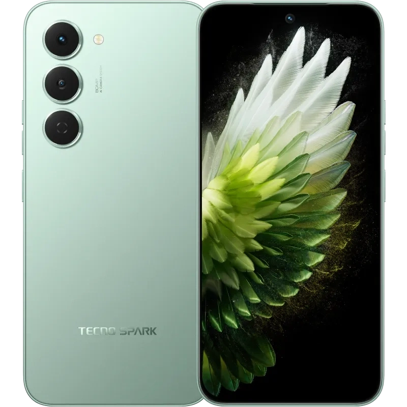 Смартфон Tecno Spark 40 Pro 8/256Гб Бамбуковый зелёный. Фото 1