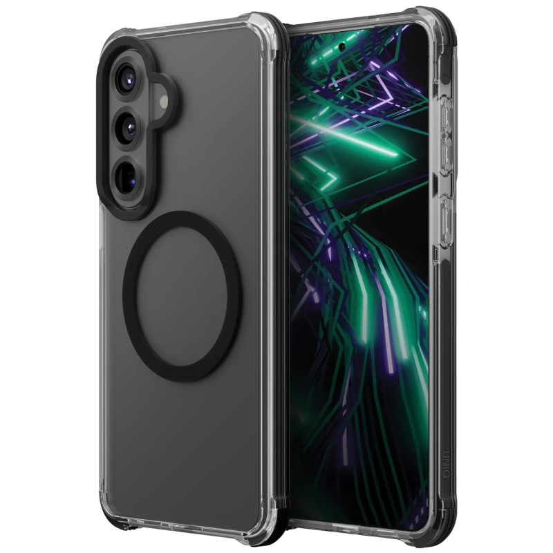Накладка Uniq Combat Triple-Layer Defense (MagSafe) для Samsung Galaxy S26 Plus, Black (GS26PHYB-COMMCBLK). Фото 2