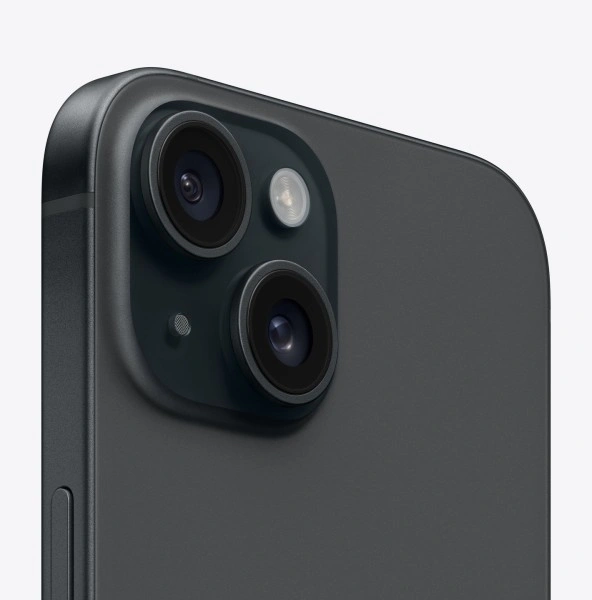 Смартфон Apple iPhone 15 128Гб Чёрный (eSIM+SIM) (Уцененный товар). Фото 3