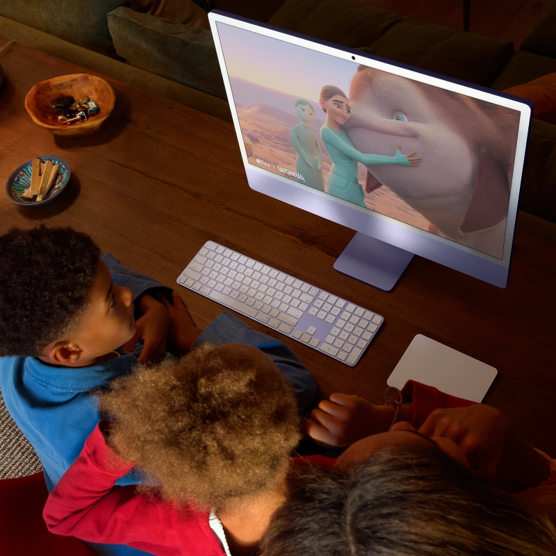 Apple iMac 24" Retina 4,5K, (MWUY3) (M4, 10C CPU, 10C GPU, 16 ГБ, 256 ГБ SSD, 2024), Green. Фото 5