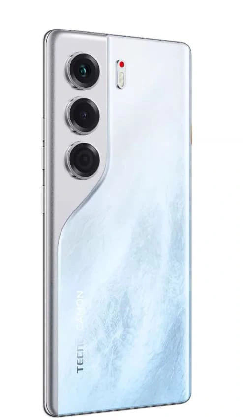 Смартфон TECNO CAMON 40 Pro 5G 8/256Гб Ледяной белый (CM7). Фото 4