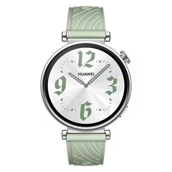 Умные часы Huawei Watch GT 4 41mm, Зелёный/Зелёный фторэластомеровый ремешок (ARA-B19). Фото 2