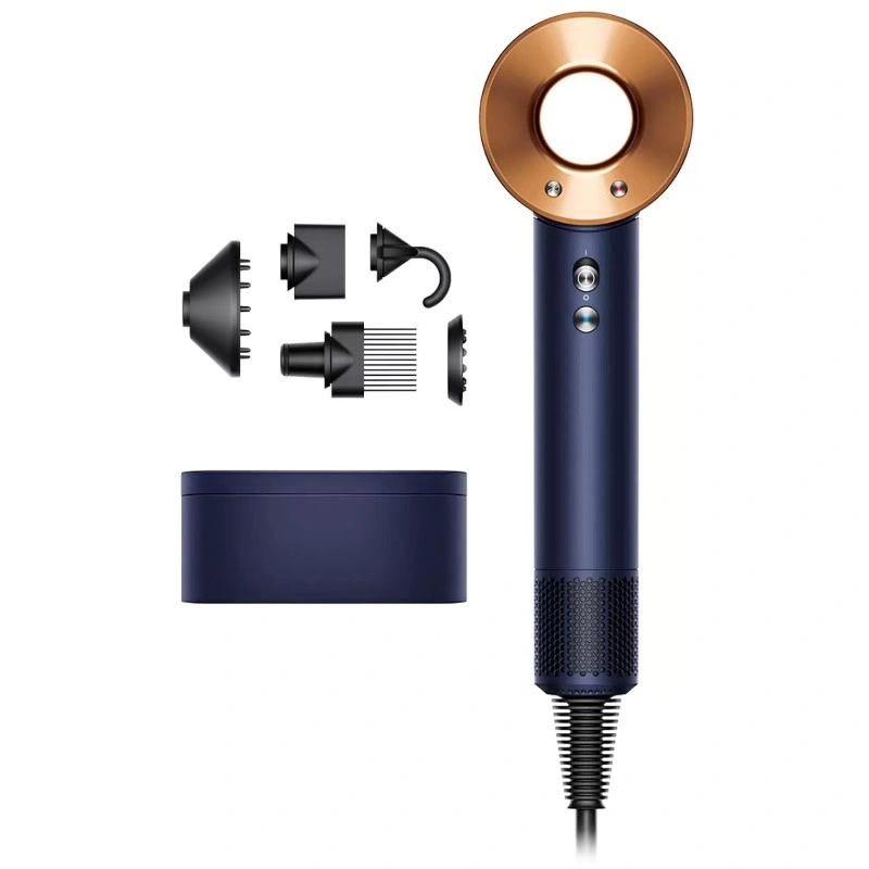 Фен Dyson Supersonic HD07, Prussian Blue/Rich Copper (Подарочный кейс для хранения). Фото 1