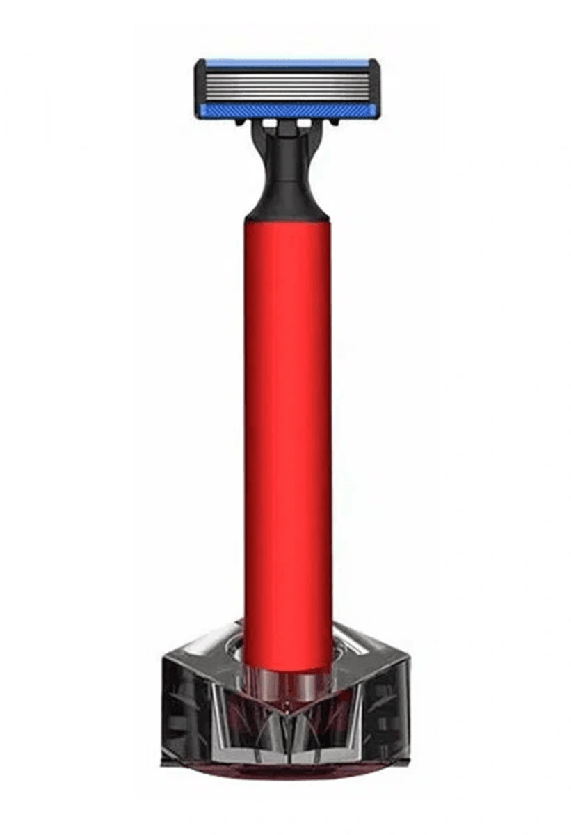 Набор для бритья XiaoMi Huanxing Chaocai Zhanji Manual Shaver H506-6R, Красный. Фото 2