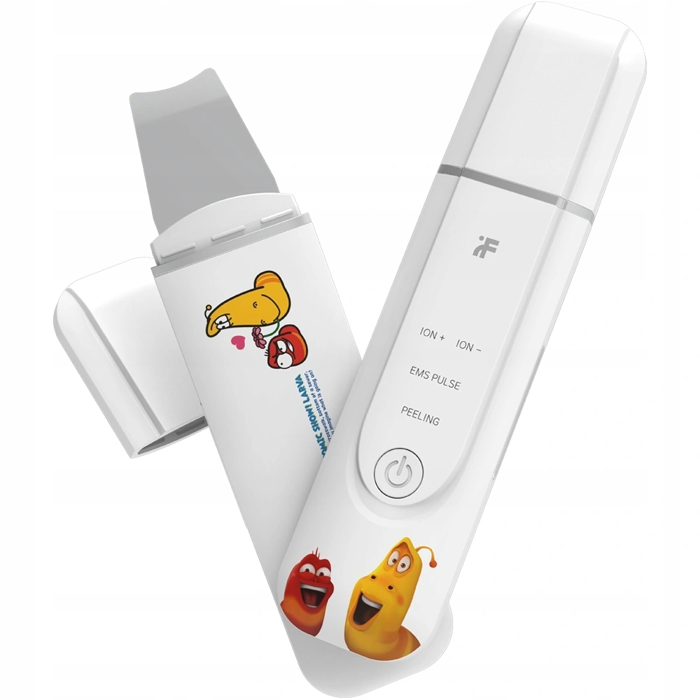 Аппарат для ультразвуковой чистки лица InFace Blackhead Remover MS7100 Larva Limited Edition, Белый. Фото 2
