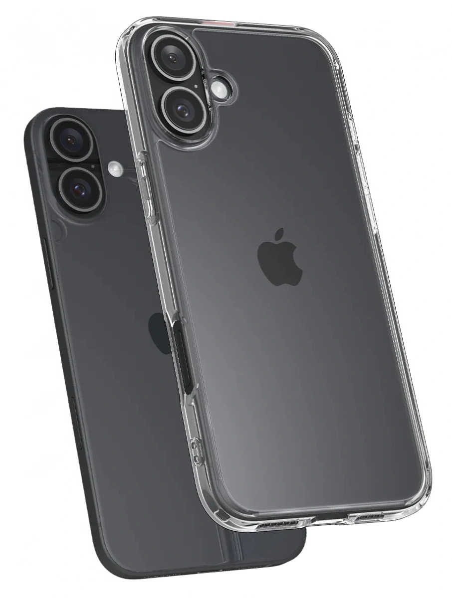 Накладка Spigen Ultra Hybrid для iPhone 16, Crystal Clear (ACS08197). Фото 6