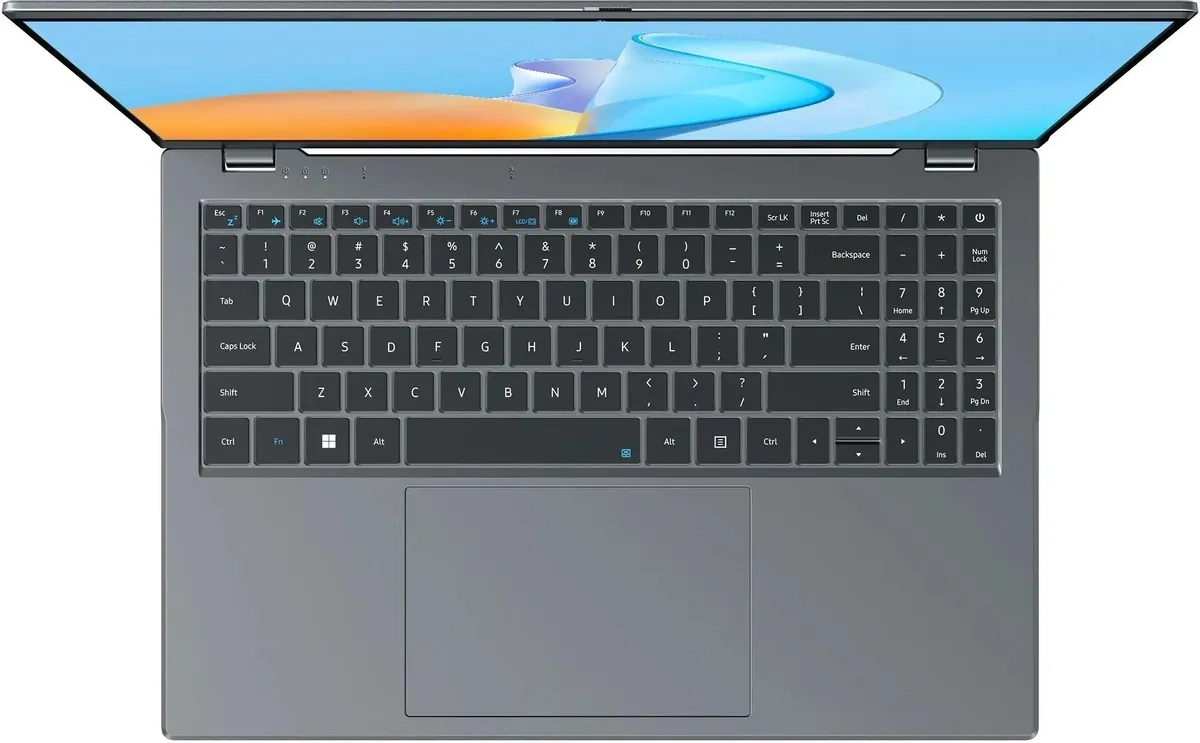 Chuwi GemiBook Plus (15.6" IPS, Intel N-series N150 0.8 ГГц, 16Gb, 512Gb SSD, Intel UHD Graphics, Windows 11 Home), Серый. Фото 4